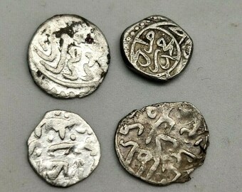 Authentic Islamic Ottoman Silver Coin Akce,Akche BAYEZID II CONSTANTINOPLE.