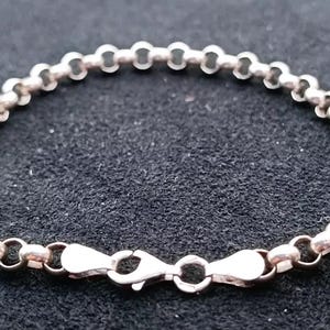 Argent sterling 925, décoration de bracelet, chaîne, poids du produit
