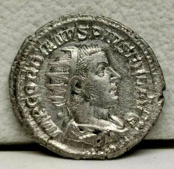 Genuine Roman Silver Coin Marc Antoninian Gordian 238-244 BC. - Etsy