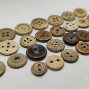 Antique Bone Buttons From Clothes, Ancient Ottoman Empire, 17th Century ...
