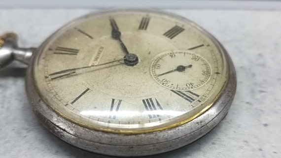 Antique Rare Pocket Watch PAUL MOSER Mechanical O… - image 3