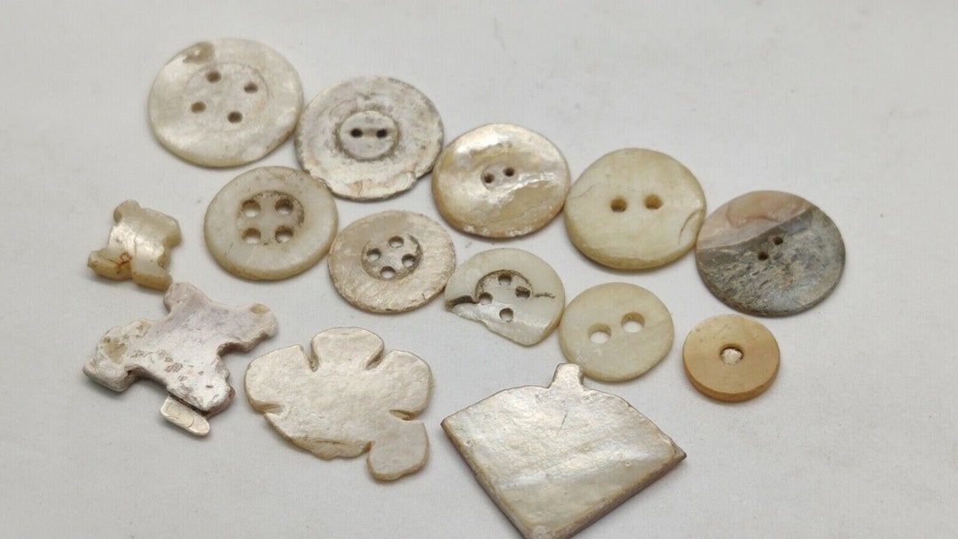 Antique Mother-of-pearl Clothing Buttons, Ancient Ottoman Empire, 17th ...