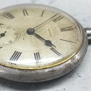 Antique Rare Pocket Watch PAUL MOSER Mechanical Old Vintage Original