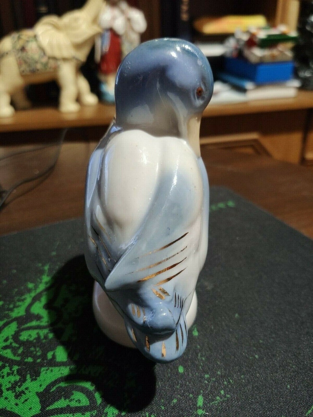 置物アヒル (ドレイク) 磁器 ZHK (Polonnoye-Polonne) ソビエト連邦