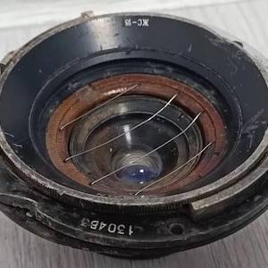 Very rare wide-angle aero photo lens Orion 6/50.