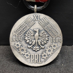 Medal 40 years of the Polish People&#39;s Republic.