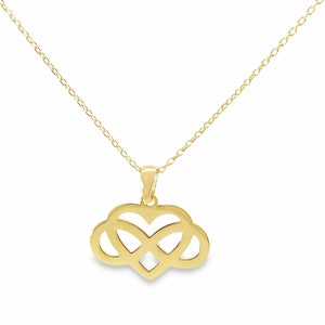 INTERWINED INFINITY NECKLACE 14K