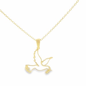DOVE NECKLACE 14K