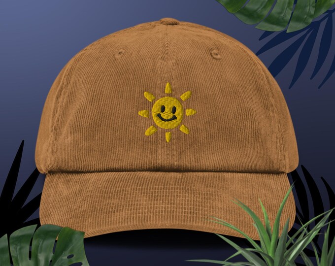 South Coast Wahines Circle Sun Corduroy Hat Butter