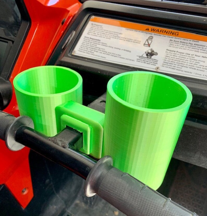 Rzr/talon Grab Bar Cup Holder, Passenger Grab Handle Drink Cup Holder