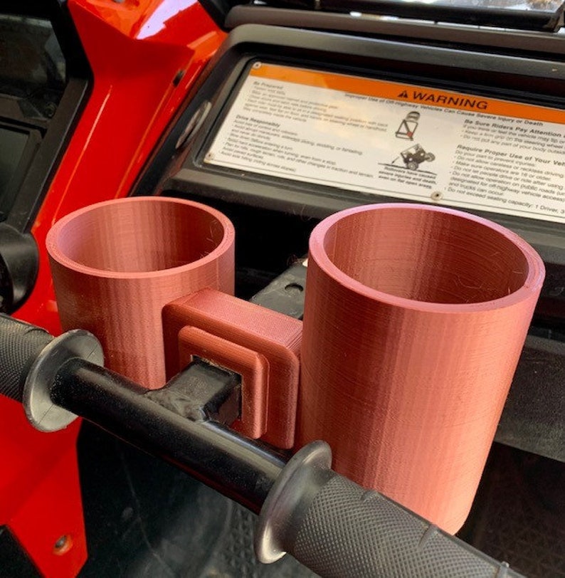 Rzr/talon Grab Bar Cup Holder Passenger Grab Handle Drink Cup Etsy