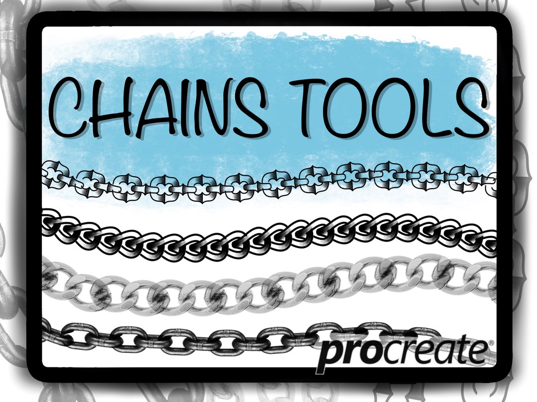 Procreate Chains Brush Set (Download Now) Etsy