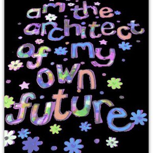 Soy el arquitecto de mi propio futuro - (tamaño postal) Imanes de nevera