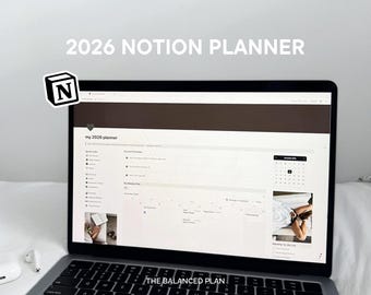 2026 Notion Life Planner | All-in-One Digital Planner Template for Routines, Goals, Finances, Wellness & Academics by The Balanced Plan