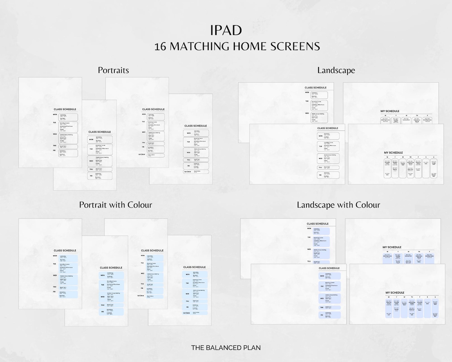 Computer Backgrounds Planning Wallpaper BUNDLE by the Balanced Plan | Desktop, iPad and Iphone ...
