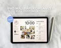 iPad Wallpaper Template by The Balanced Plan | Customizable Aesthetic Digital Background for Organization (Portrait & Landscape)