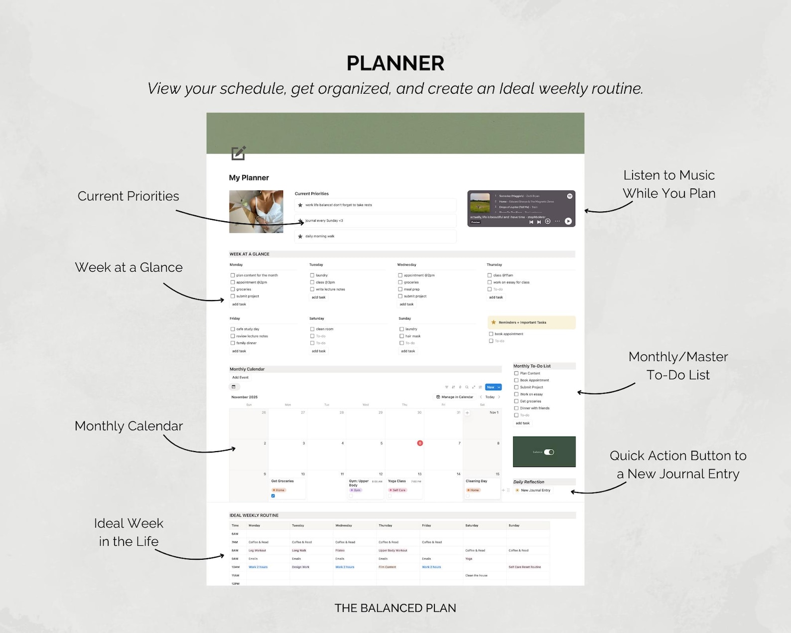 2026 Notion Life Planner | All-in-one Digital Planner Template for ...