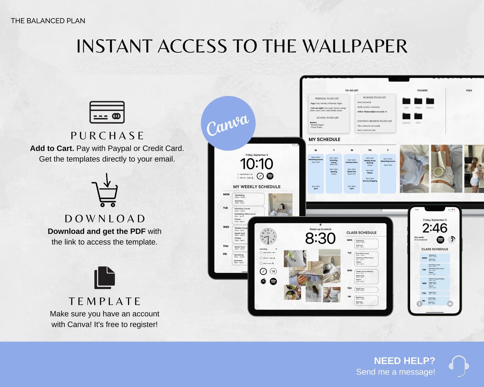 Wallpaper BUNDLE by the Balanced Plan | Desktop, iPad and Iphone ...