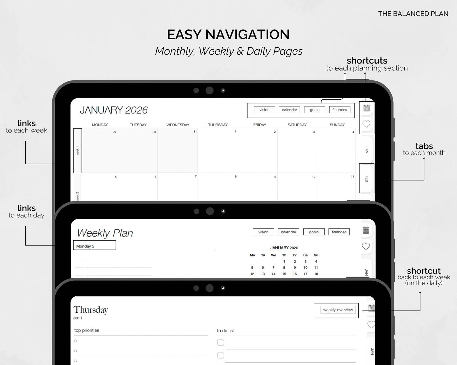2026 Digital Planner | Digital Planner for Ipad, Goodnotes & Notability ...