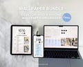 Wallpaper BUNDLE by The Balanced Plan | Desktop, iPad and iPhone, Customizable Digital Backgrounds (Portrait & Landscape)