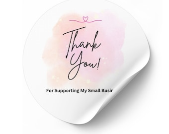 Custom Labels, Personalize Thank You Stickers , Wedding Stickers, Birthday Stickers, Business Stickers, Custom Sticker