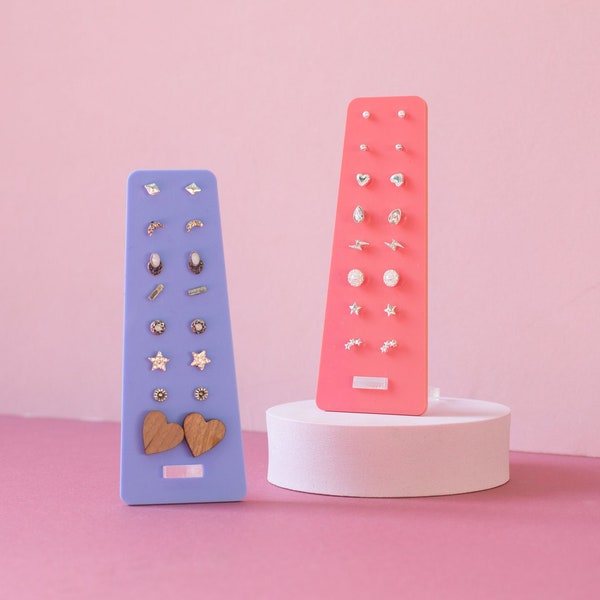 Stud Earring Storage Holder | Stud earrings organisation | Personalised Pastel