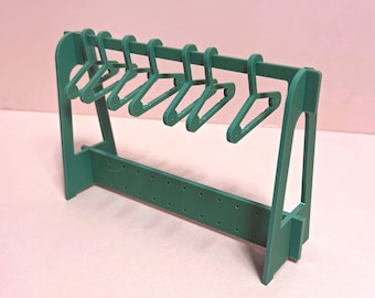 Earring Holder | Wardrobe Mini Earring Stand Hanger Matte Green | Holder Stand Box Retro Dressing Table Decor Desk