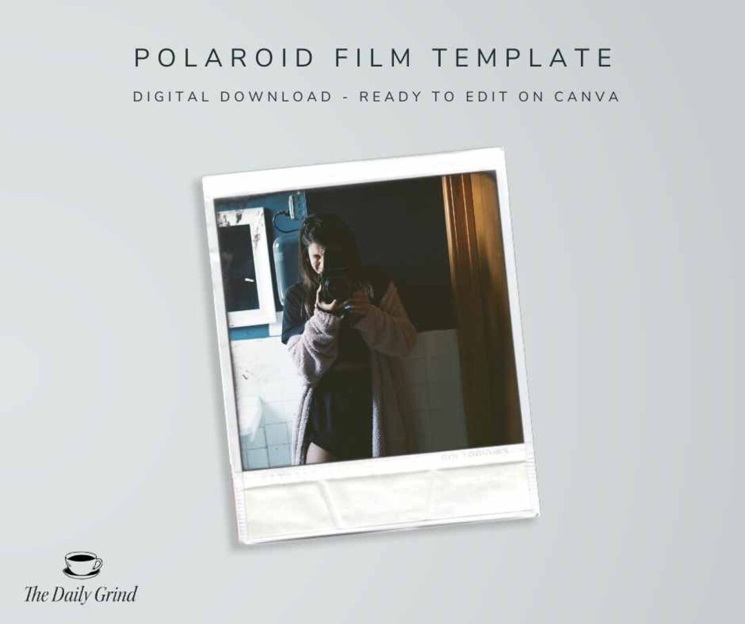 Polaroid Template for Canva Retro Polaroid Canva Template Etsy