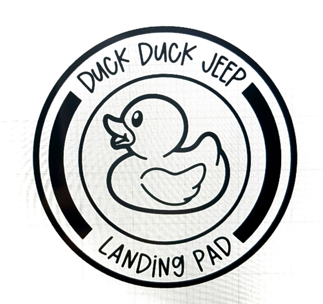 Suck Duck Jeep Landing Pad Decal Etsy