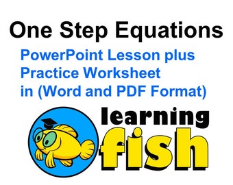 One Step Equation