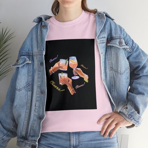 Cheers! Cheers! Cheers! Cheers! - Adorable Unisex Heavy Cotton Tee