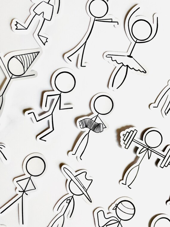 Stick figure design stickman trend gift idea Coasters