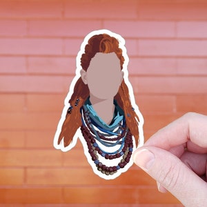 Aloy Horizon Zero Dawn Sticker - Nora Brave Embrace Forbidden West Warrior Archer - Laptop Water Bottle Journal Vinyl Decal