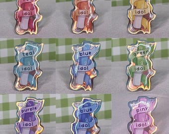 Handmade Idol Penlight Member Colour Keychain | Jpop and Kpop