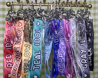 Handmade Idol Penlight Member Colour Keychain | Jpop and Kpop