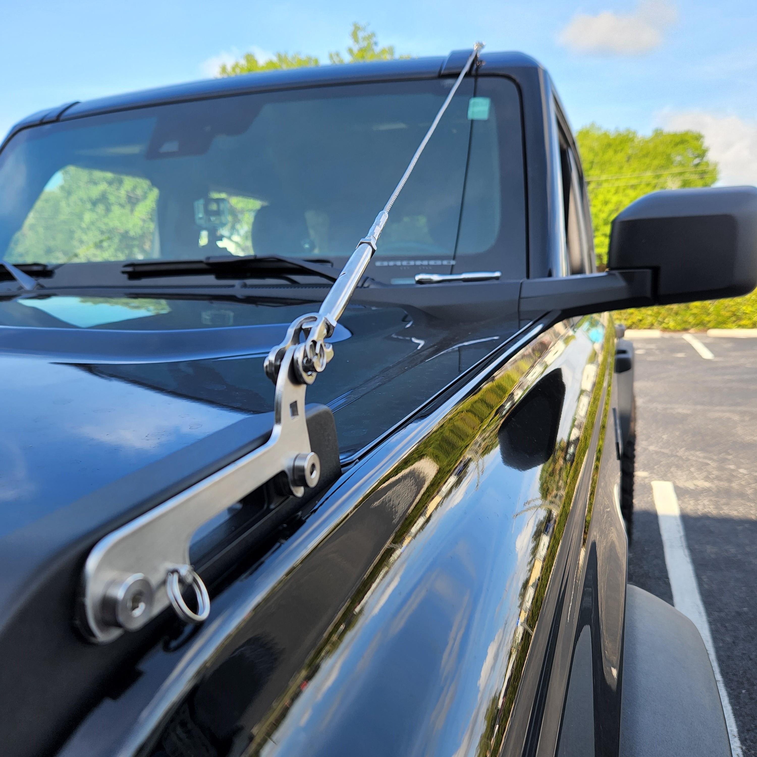Bronco Limb Riser Cables | Stainless Steel Windshield Protection (2021 ...