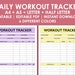 PRINTABLE WORKOUT TRACKER - Etsy
