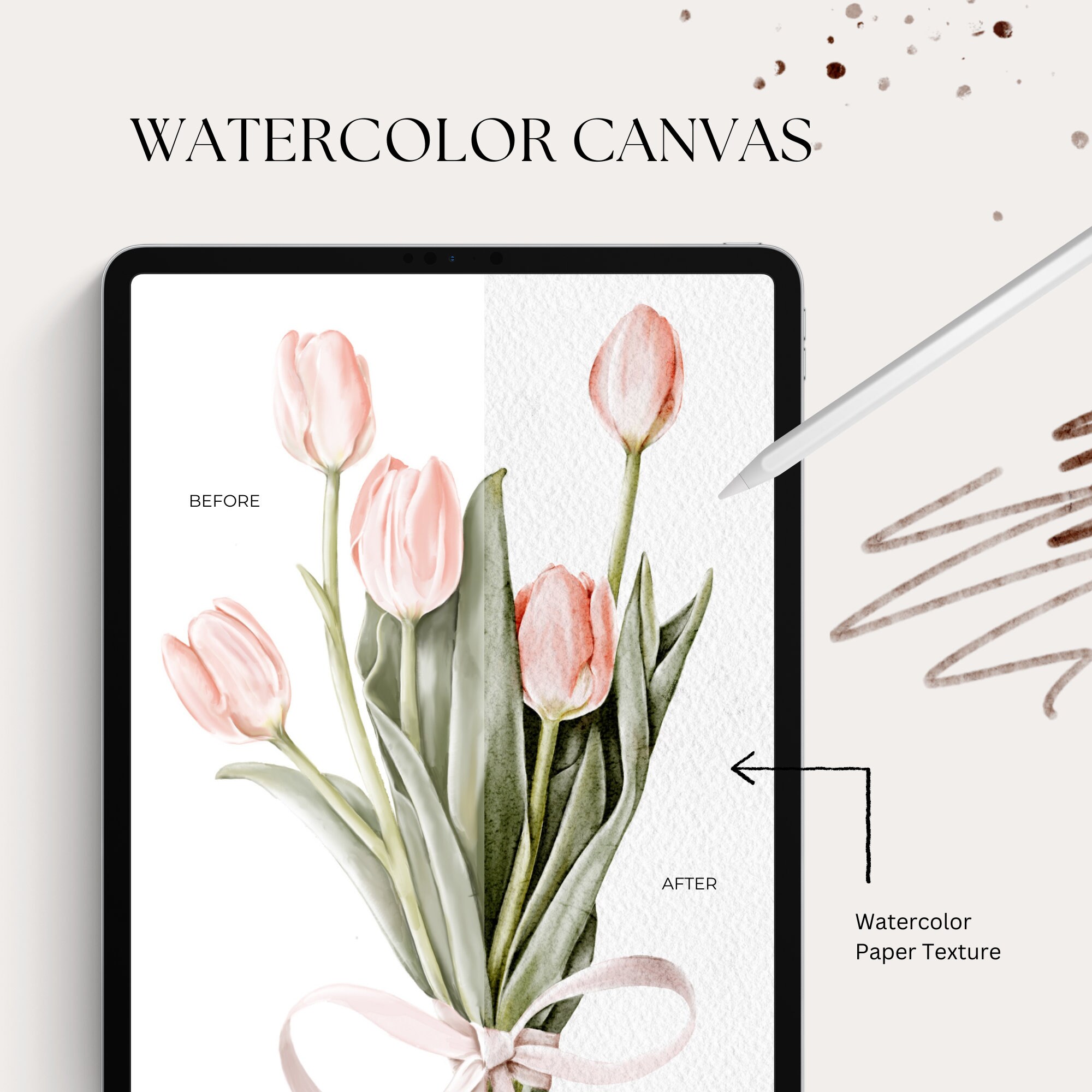 Procreate Brushes Realistic Watercolor Painting Kit for Procreate iPad ...