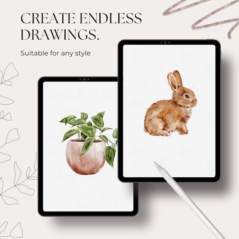 Procreate Brushes Realistic Watercolor Painting Kit for Procreate iPad ...