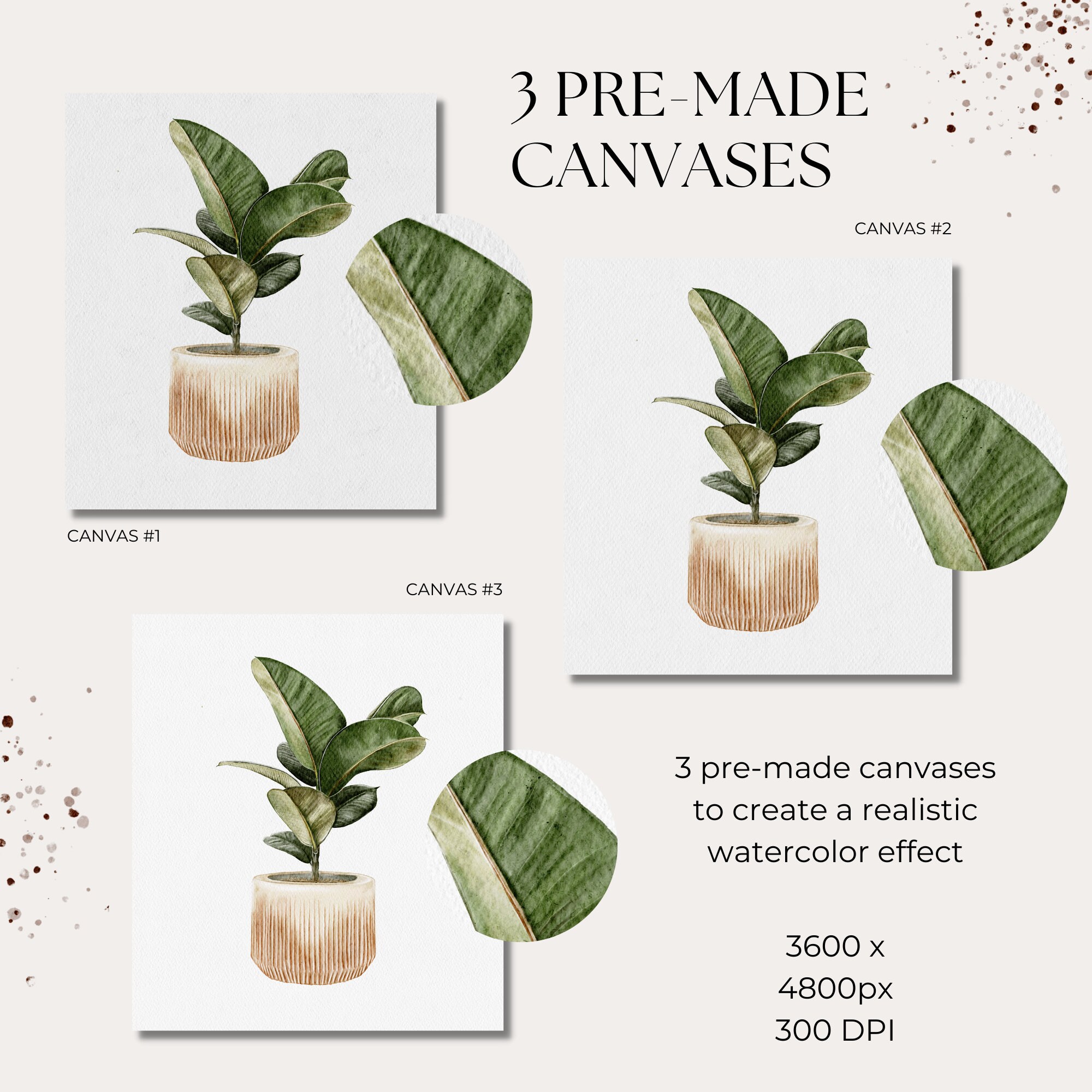 Procreate Brushes Realistic Watercolor Painting Kit for Procreate iPad ...