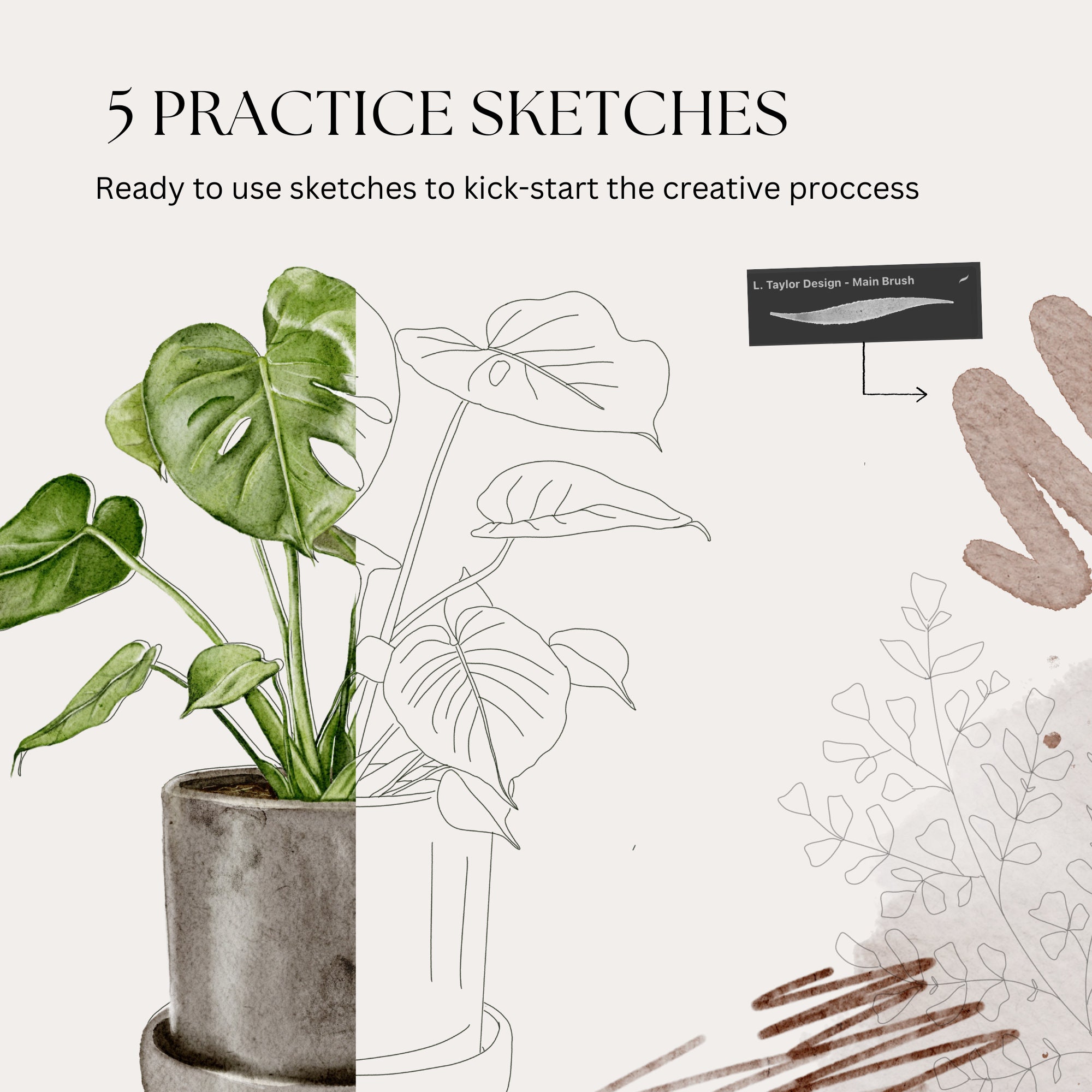 Procreate Brushes Realistic Watercolor Painting Kit for Procreate iPad ...