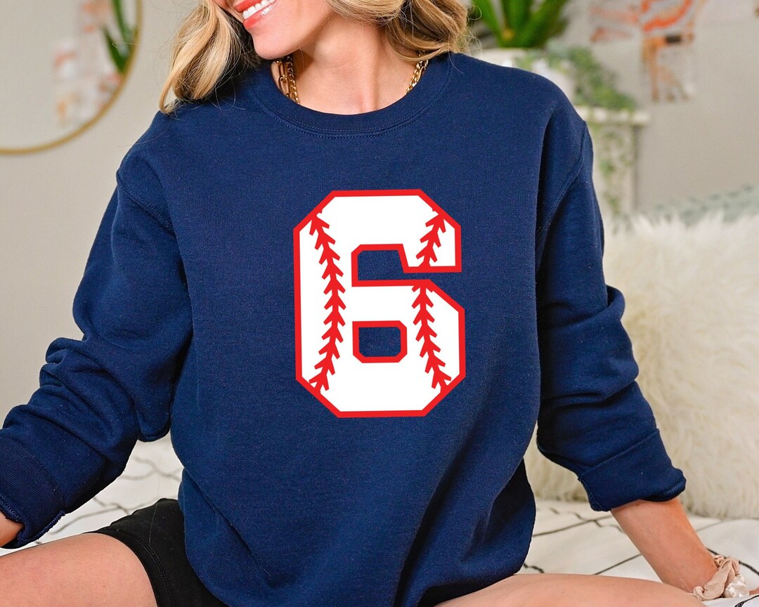 Baseball Number Sweatshirt, Custom Team Number Sweat, Mom Custom