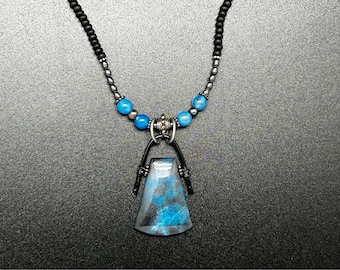 Blue Paraiba Quartz Necklace