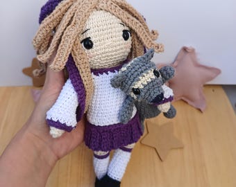Patrón de crochet de Lyna Vallejos Muñeca Lyna en ESPAÑOL