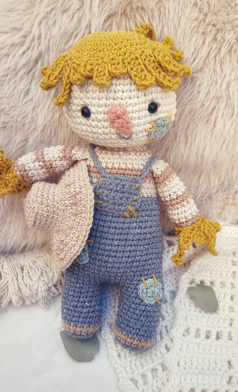 Crochet Pattern Amigurumi Scarecrow Available in ENGLISH/ESPAÑOL Etsy