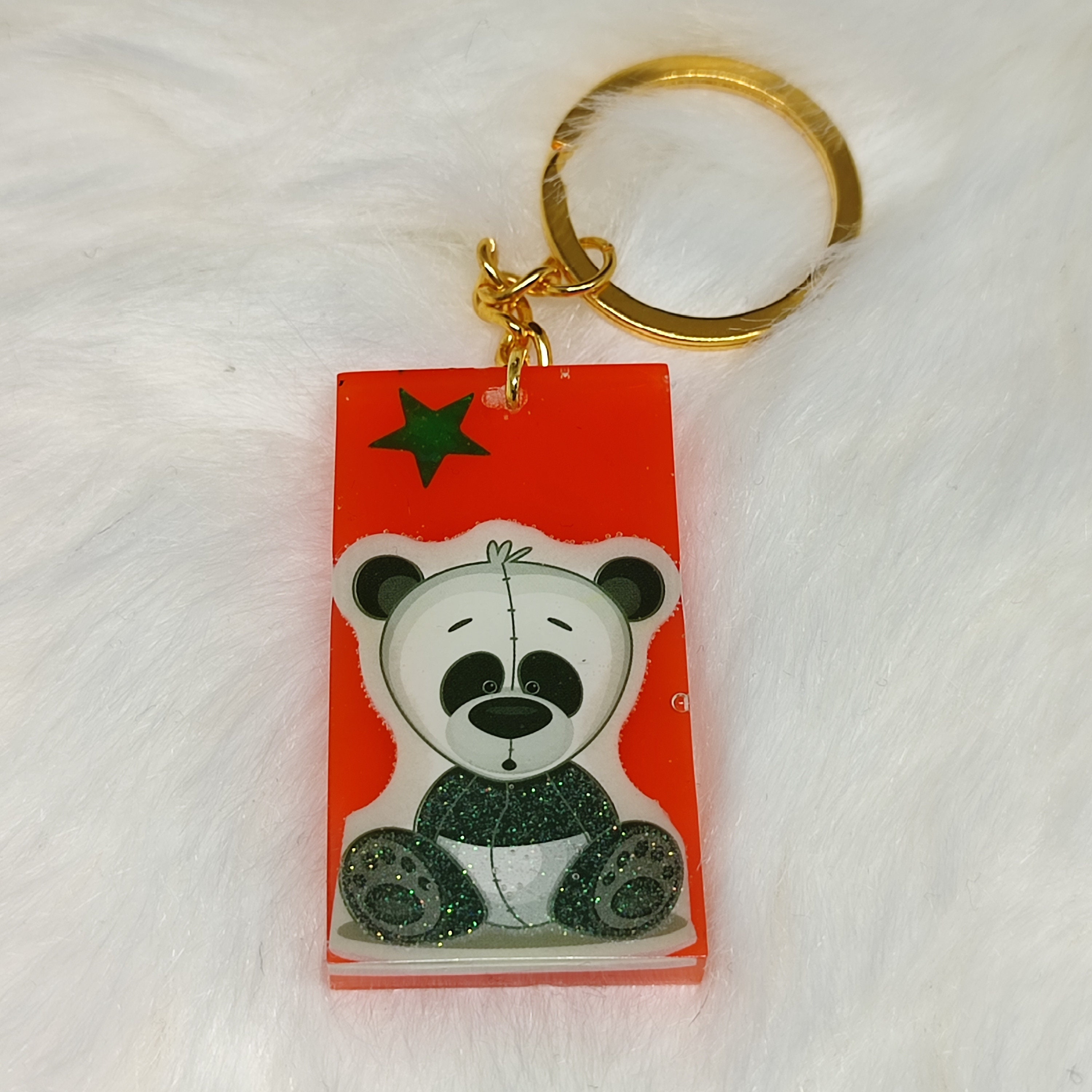 Hand spinner porte clé panda personnalisé