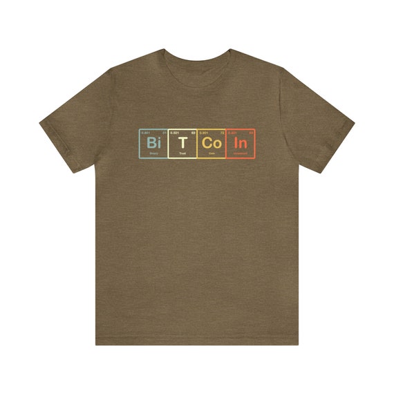 Bitcoin Periodic Table Crypto Shirt - Btc Hodl Invest Tee Bitcoin Periodic Table Crypto Shirt - Btc Hodl Invest Tee