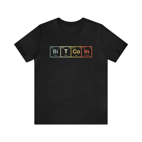 Bitcoin Periodic Table Crypto Shirt - Btc Hodl Invest Tee Bitcoin Periodic Table Crypto Shirt - Btc Hodl Invest Tee