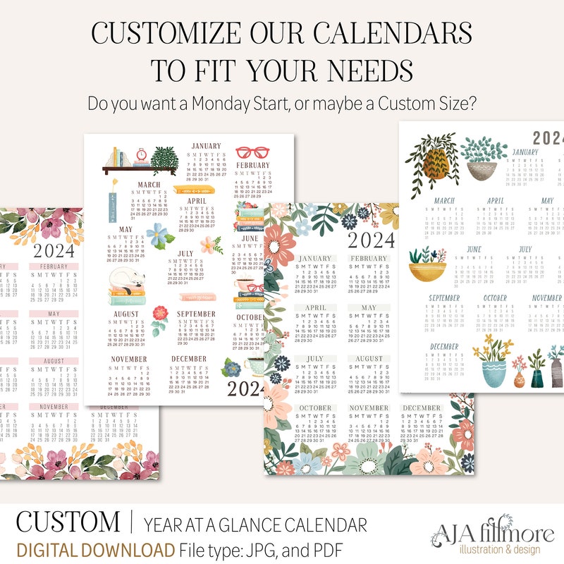 BigCalendar Etsy