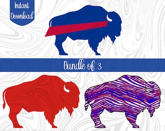 Buffalo PNG Bundle | Bills Digital Clipart | Buffalo Football PNG Instant Download